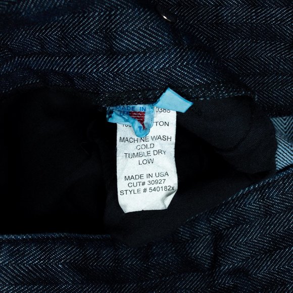 Wah Maker USA Back Cinch Dark Striped Jeans - Picture 5 of 6